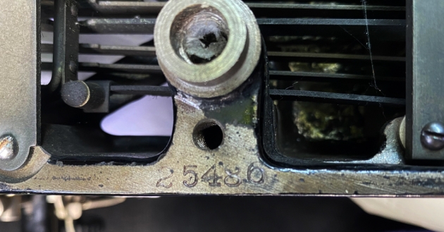 Williams "No. 4" serial number location...