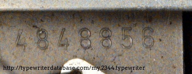 Serial Number