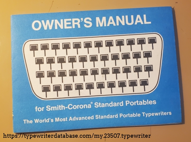 Owners manual.