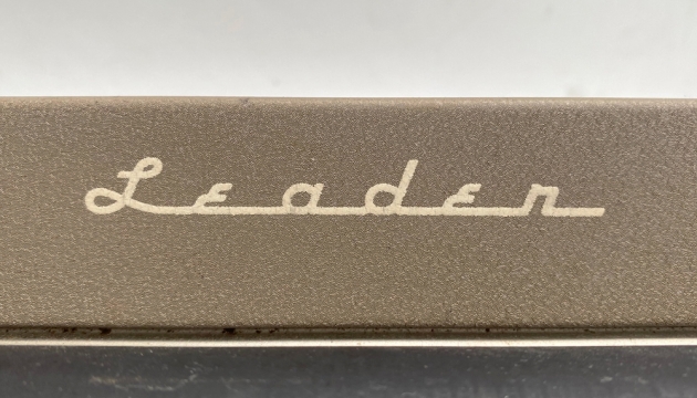 Underwood "Leader" from the model logo on the top...