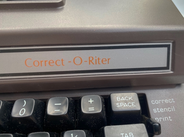 Brother "Correct-O-Riter" from the model logo on the front...