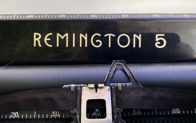 Remington "Model 5" from the maker logo on the top...