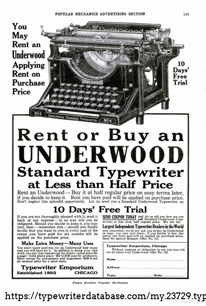 1916 ad for 1/2 price. Are they selling new old stock of the earlier models?