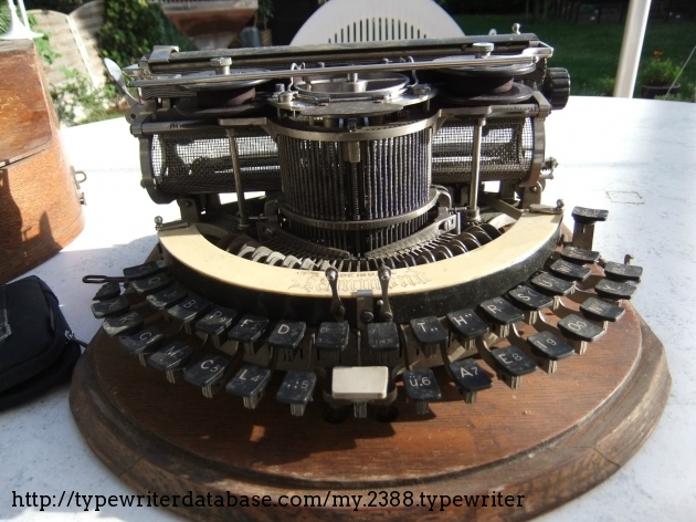 Before cleaning and polishing.. not so shiny, but still a great typewriter.