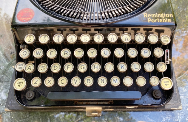 Remington "Portable" from the keyboard...