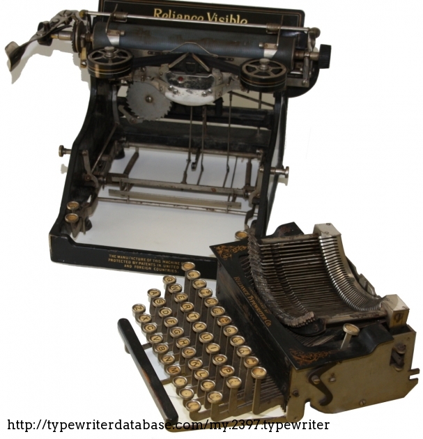 The typewriter "field stripped".