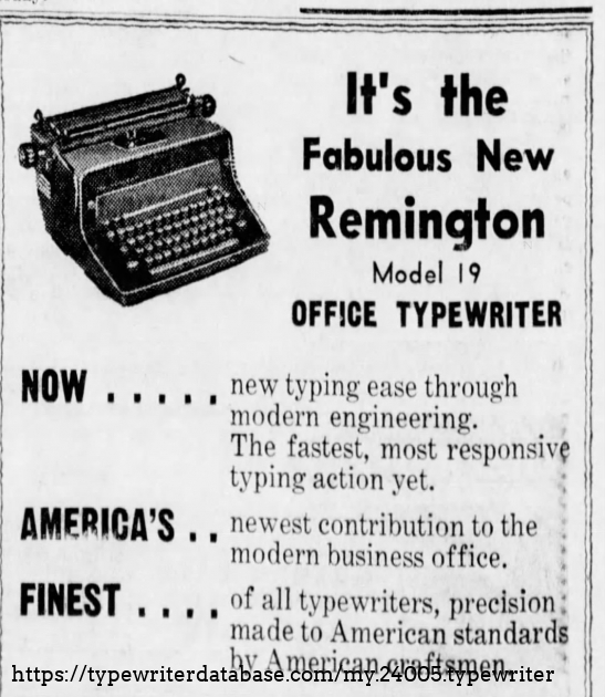 Before the Model 24 is the Model 19.