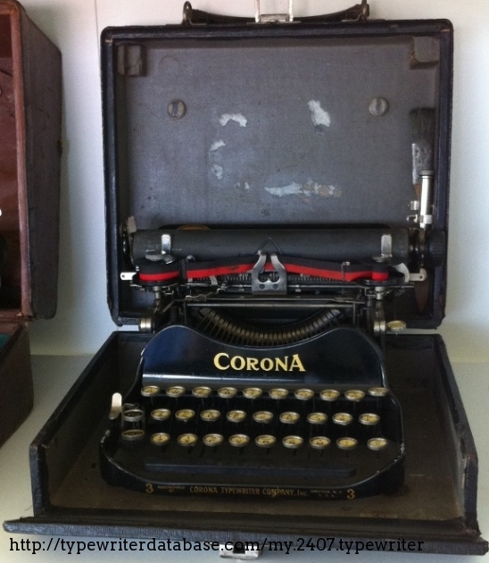 The typewriter was sold with a brush and a small oiling can. This typewriter needs a good lubrication to work properly.