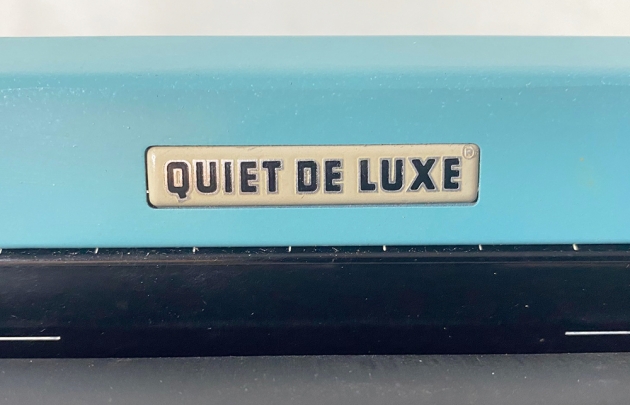 Royal "Quiet De Luxe" from the model logo on the  top...