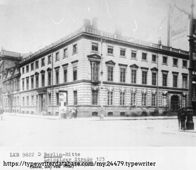 Leipzigerstrasse 123 around 1900