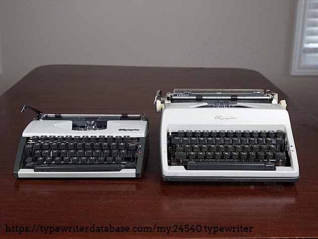 Comparison with a 1969 Oympia SM9