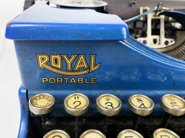 Royal  "P" from the logo on the front... (detail)