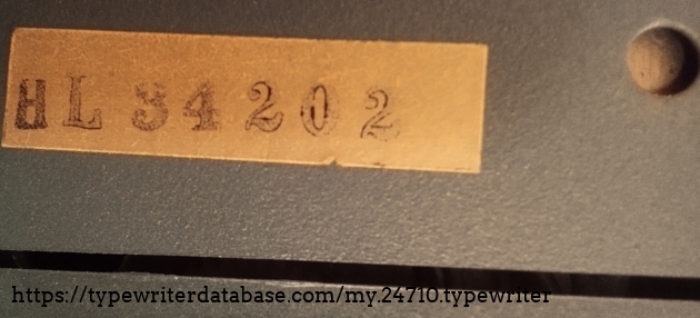 The datecode sticker, reading HL34202. The "H" is perhaps a bit dubious, but I don't know what other letter that could be. Super easy to find on the bottom without any disassembly. Notably I have quite a few other SCM machines of similar vintage, and none of them had an intact sticker. I think they are probably very easy to remove, and often are. If you have a machine with one of these stickers please enter it in the datecode project (found under "Missions" menu at the top of TWDB page).