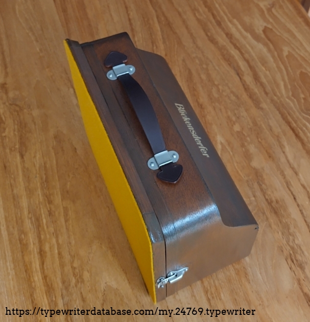 Refinished case with new strap and felt Refinished case with new strap and felt