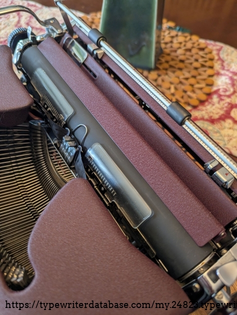 New platen rubber from J.J. Short in March 2026. What a difference it makes!