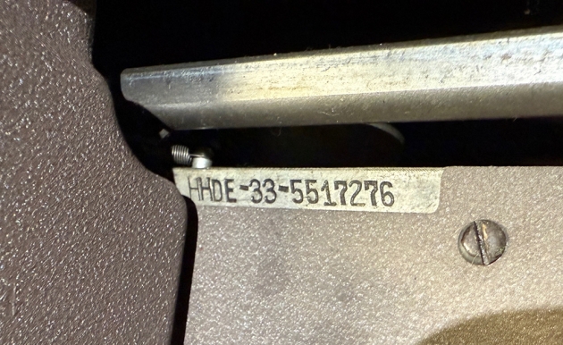Royal "HH" serial number location... (D stands for decimal tabulator.) Royal "HH" serial number location... (D stands for decimal tabulator.)