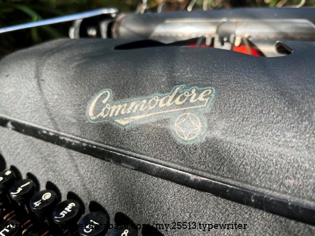 "Commodore" where "Rhinemetall" normally is!