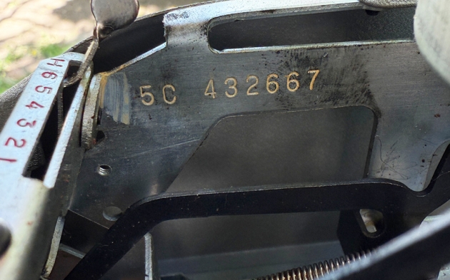 Smith Corona "Clipper" serial number location... Smith Corona "Clipper" serial number location...