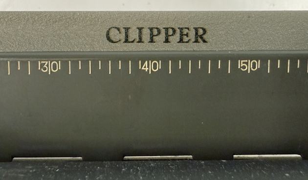 Smith Corona "Clipper" from the model logo at the top...