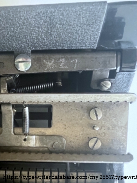 manually written number, as it was a machine not for sale manually written number, as it was a machine not for sale