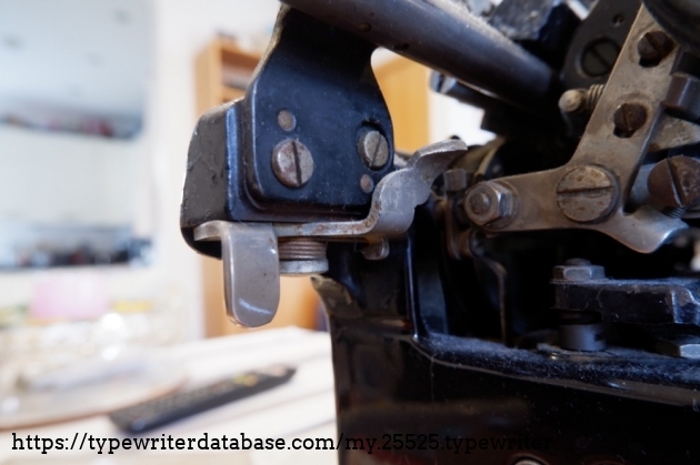 The quick carriage removal lever
