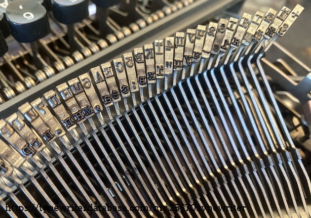 Slugs and typebars. Slugs and typebars.