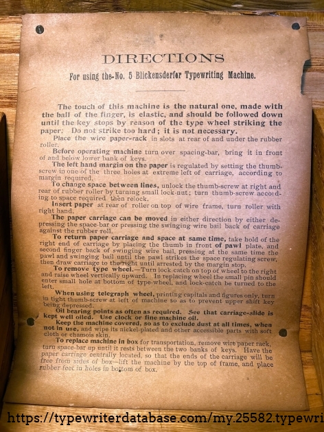 This is slightly different from the other single-page "Directions" sheets that I have seen. It is the most brief as well. This is slightly different from the other single-page "Directions" sheets that I have seen. It is the most brief as well.
