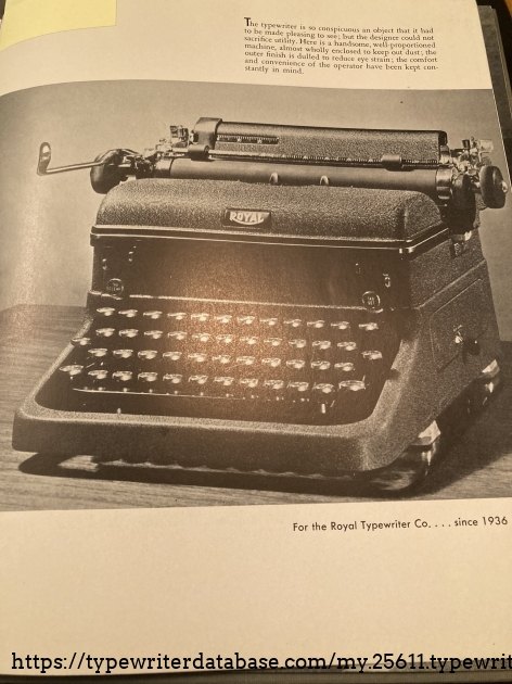 From "A Record of Industrial Designs, 1929-1947."