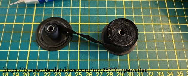 new clip on the left side spool, now it can hold its own again. new clip on the left side spool, now it can hold its own again.