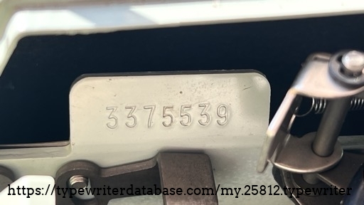 Serial number Serial number