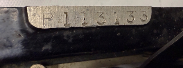 Remington Rand "Model 1" serial number location...