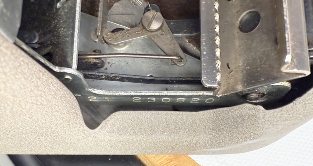 Smith Corona "Skyriter" serial number location...