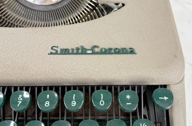 Smith Corona "Skyriter" from the logo on the top right side...