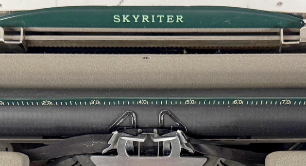 Smith Corona "Skyriter" from the model logo on the top... Smith Corona "Skyriter" from the model logo on the top...