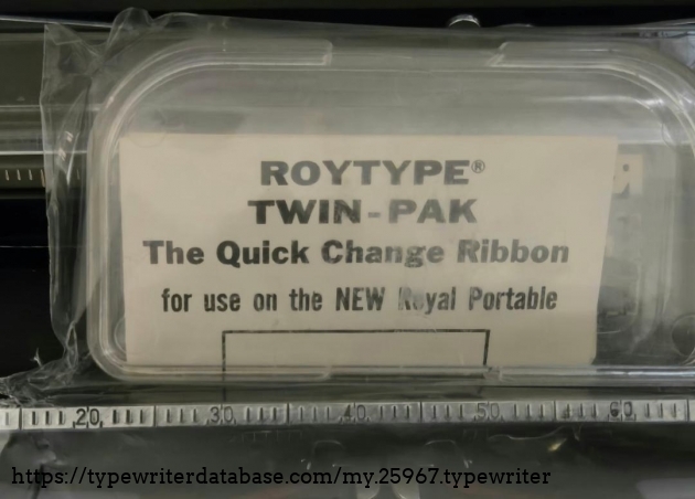Original ROYTYPE Ribbon Cartridge Original ROYTYPE Ribbon Cartridge