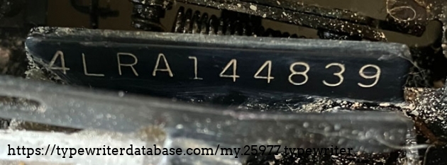 It's amazing what can be hidden in plain sight on a not-yet-cleaned vintage typewriter! It's amazing what can be hidden in plain sight on a not-yet-cleaned vintage typewriter!