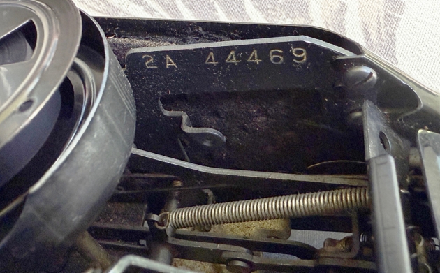 Smith Corona "Sterling" serial number location... Smith Corona "Sterling" serial number location...