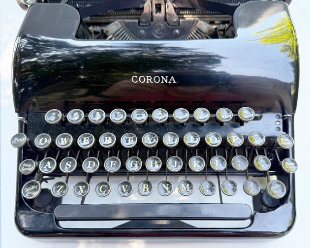 Smith Corona "Sterling" from the keyboard...