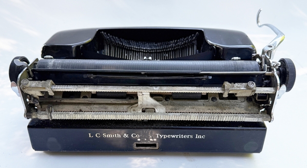 Smith Corona "Sterling" from the back...
