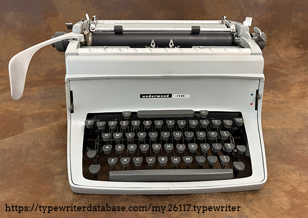1966 Underwood Touchmaster V 1966 Underwood Touchmaster V