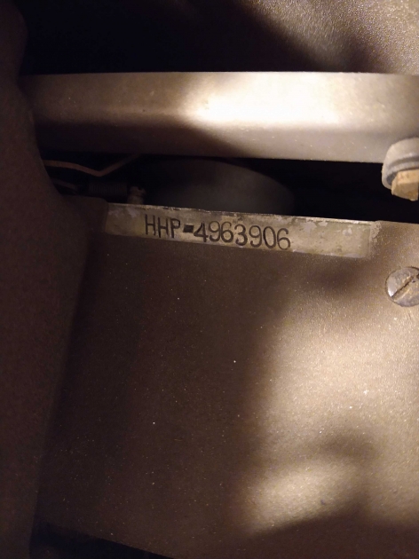 Ah, there we are. It was gunked up with dust, and I missed this on the first pass until Mr. Air Compressor got involved. Ah, there we are. It was gunked up with dust, and I missed this on the first pass until Mr. Air Compressor got involved.