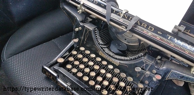 This is how it looked like when Thomas found the typewriter.
