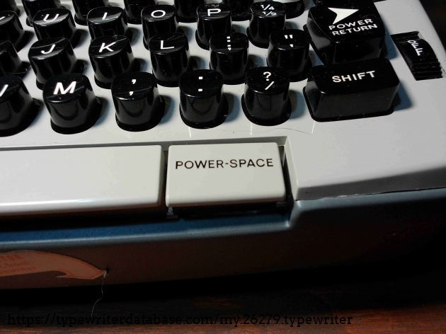 I always wondered why SCM built a separate little button for the Power-Space feature.  They activate the same mechanism, just this thing pushes it a little more to open rapid-fire mode.