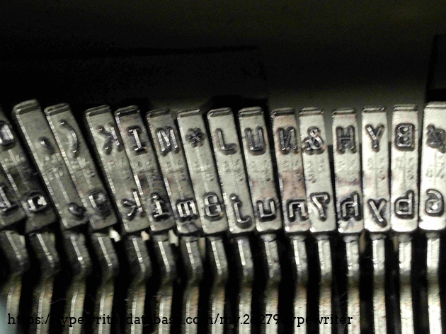 The Awesome Techno typeface!  I think I like it a little better than the ~11 cpi  Senatorial on my Olympia SM9, and much better than Smith-Corona's regular old elite, which feels a bit small, even for 12 cpi.