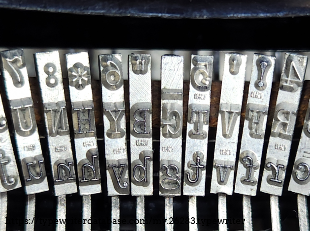 A generic Pica typeface (10 pitch, 6 LPI). Note the foundry mark of "(HK)"