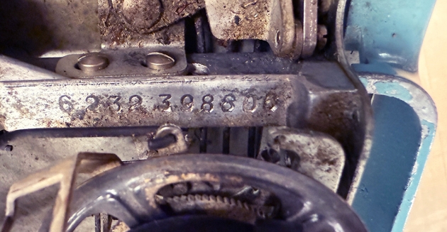 Consul "232" serial number location... Consul "232" serial number location...