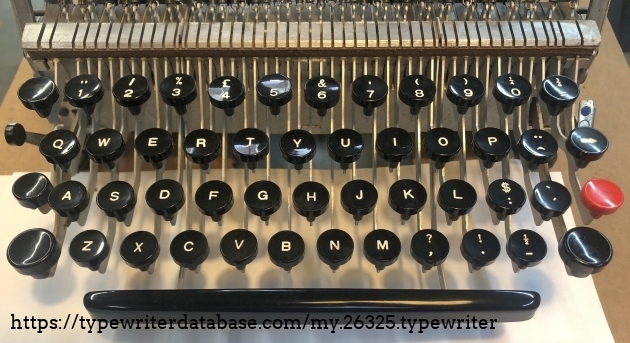 Widely spaced keys