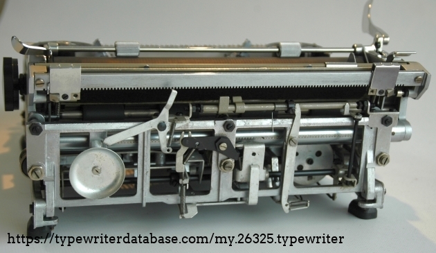 this is the carriage frame, attached to the main frame in the lower corners where the rubber feet are