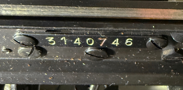 Adler "Primus" serial number location... Adler "Primus" serial number location...