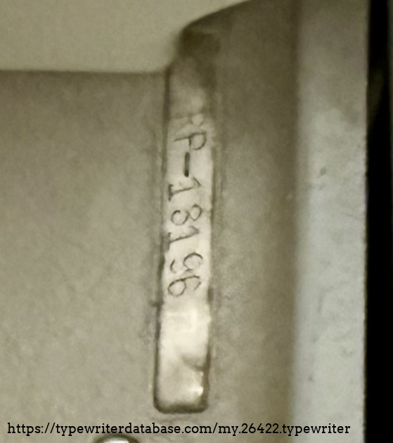 Serial Number Serial Number